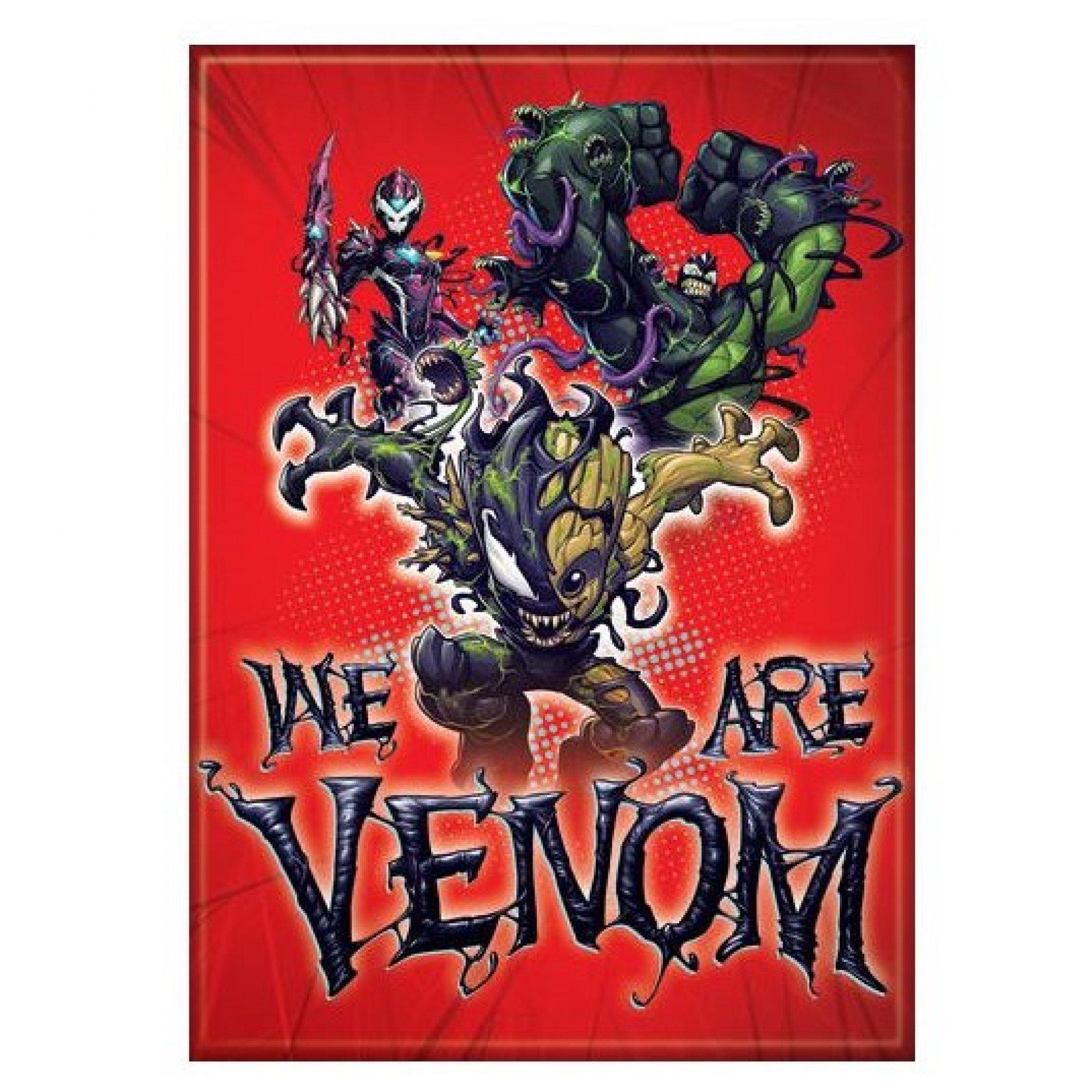 We Are Venom Venomized Marvel Heroes Magnet
